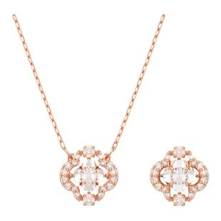 【新年礼物】施华洛世奇Una跳动的心项链耳钉套装配饰高级