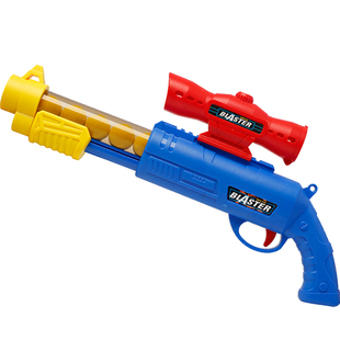 空气压力枪散弹来福枪手动软弹枪空气动力抢泡沫球男孩枪儿童玩具