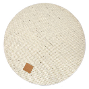 ComiComi小可颂圆形地毯客厅书房羊毛地垫轻奢高级0胶水0甲醛地毯