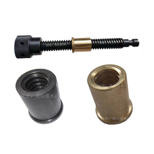 磨床精密平口钳铜螺母铜套钢套台虎钳丝杆螺杆精展批士平口钳配件