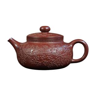 国大师指导国助工吴老师本色立体泥绘龙血砂仿古宜兴紫砂壶泡茶壶