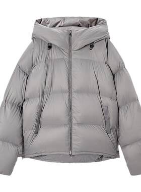 TKYSHOP连帽短款轻暖鹅绒服