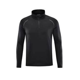 伯希和户外长袖T恤男立领健身快干上衣徒步登山运动滑雪打底衫女