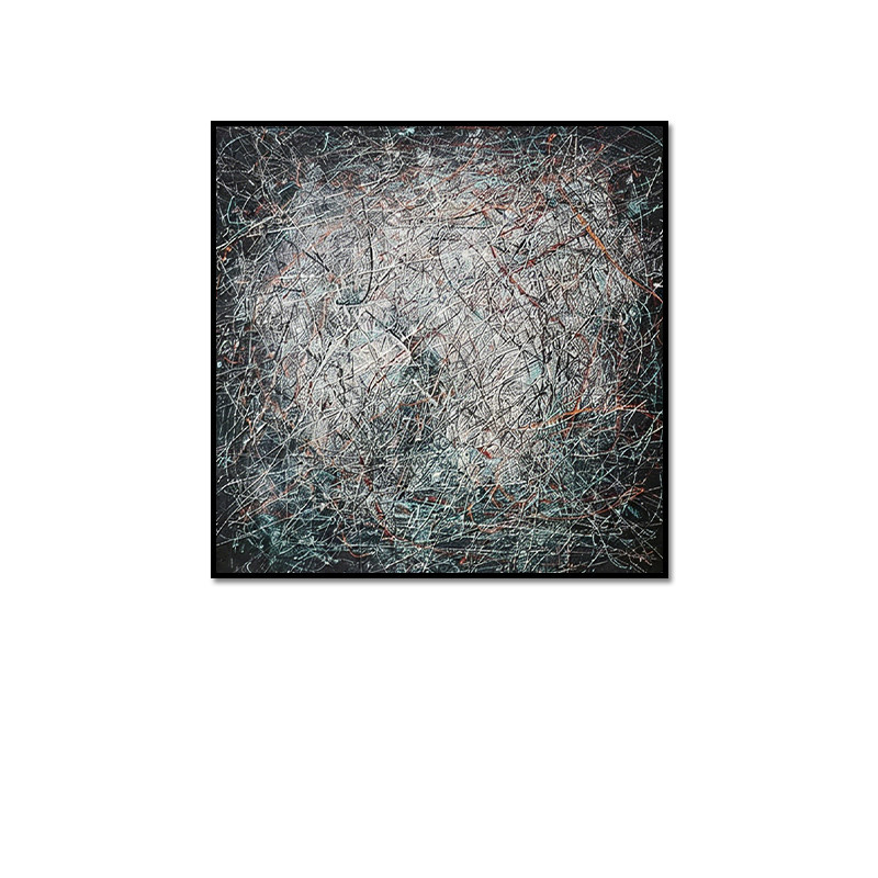 意式极简玄关装饰画新款砂岩肌理高档客餐厅挂画抽象艺术定制壁画