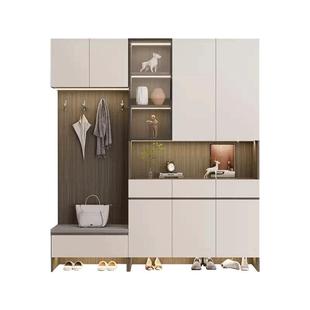 ENF奶油风鞋柜家用门口新款2025爆款入户一门到顶玄关柜一体鞋架