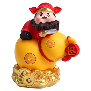 职场防小人物件武财神关公钟馗摆件办公室桌面装饰工位玄学退避破