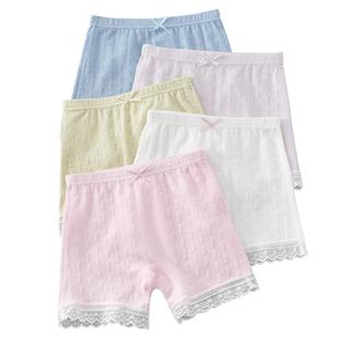 女童安全裤防走光儿童四角裤夏季薄款宝宝平角裤小女孩打底裤大童