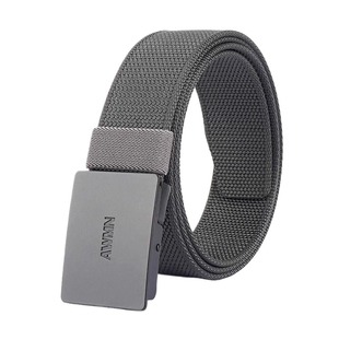 男士尼龙腰带休闲自动扣编织帆布皮带年轻人平滑扣工装牛仔裤腰带