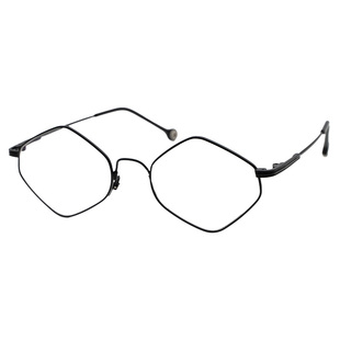 全钛合金近视老花菱形眼镜框架男女特色多边形金丝边超轻可配度数