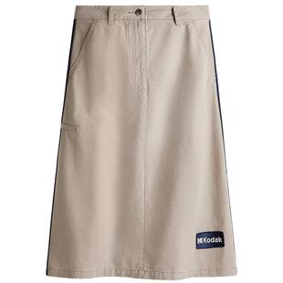 【柯达】HM女装半身裙冬季侧条纹工装半身裙1312247