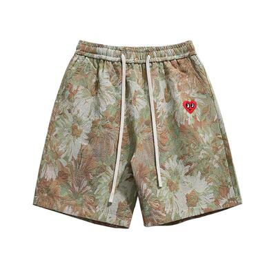 查尔斯桃心潮流时尚休闲短裤