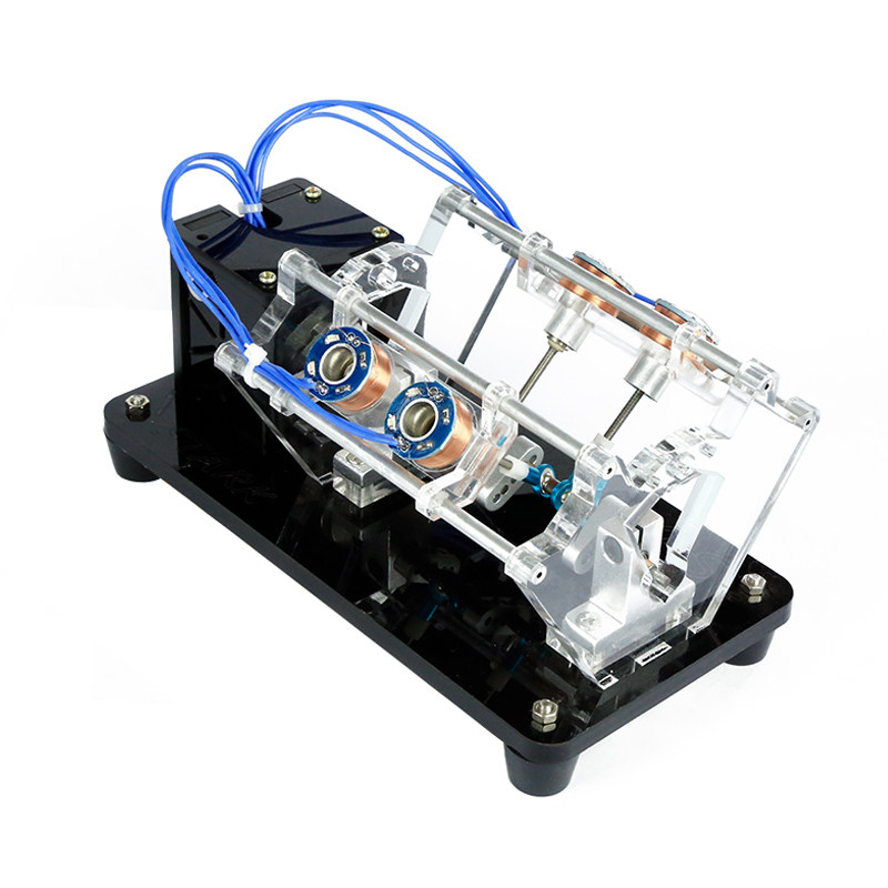 电机模型教学马达玩具小电机高速5v手工diy v型电磁铁发动机!