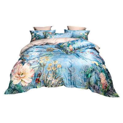 雪晶灵高端新款全棉提花四件套