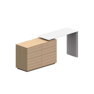 瑞典Arte 莫伊梳妆台斗柜一体极简日式实木中古卧室化妆桌子定制