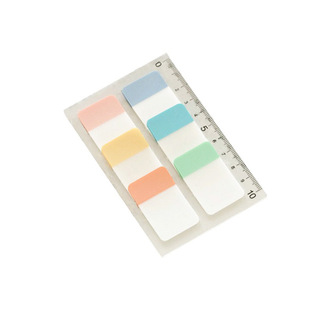 春暖双色留言备注贴 创意便利贴自粘便贴纸小条标记网红文具大号学生用可爱粘性强留言空白办公n次贴百事贴