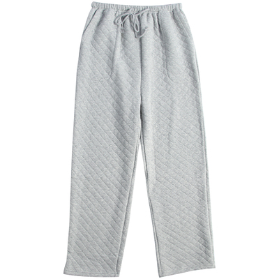 秋冬季男士夹棉空气层家居裤长裤