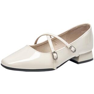 大东玛丽珍小皮鞋2026新款女鞋配裙子的绝美单鞋黑色鞋子高跟鞋