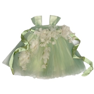 六一儿童夏季2025新款女童花仙子公主裙女孩洋气仙女蓬蓬网纱裙子