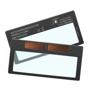 正品自动电焊变光镜片太阳能液晶焊工面罩变色电焊帽氩弧焊面罩镜