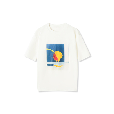 UNICAHOMME宽松圆领印花短袖