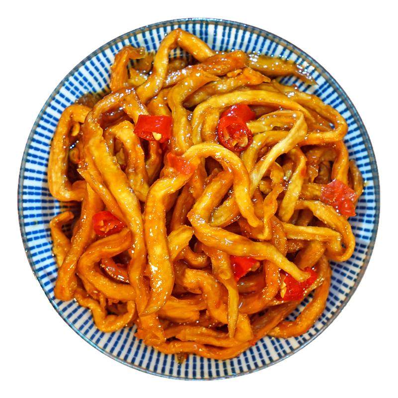 即食香辣木瓜丝酱菜小吃下饭咸菜广西特产木瓜丁条5斤真空大包装