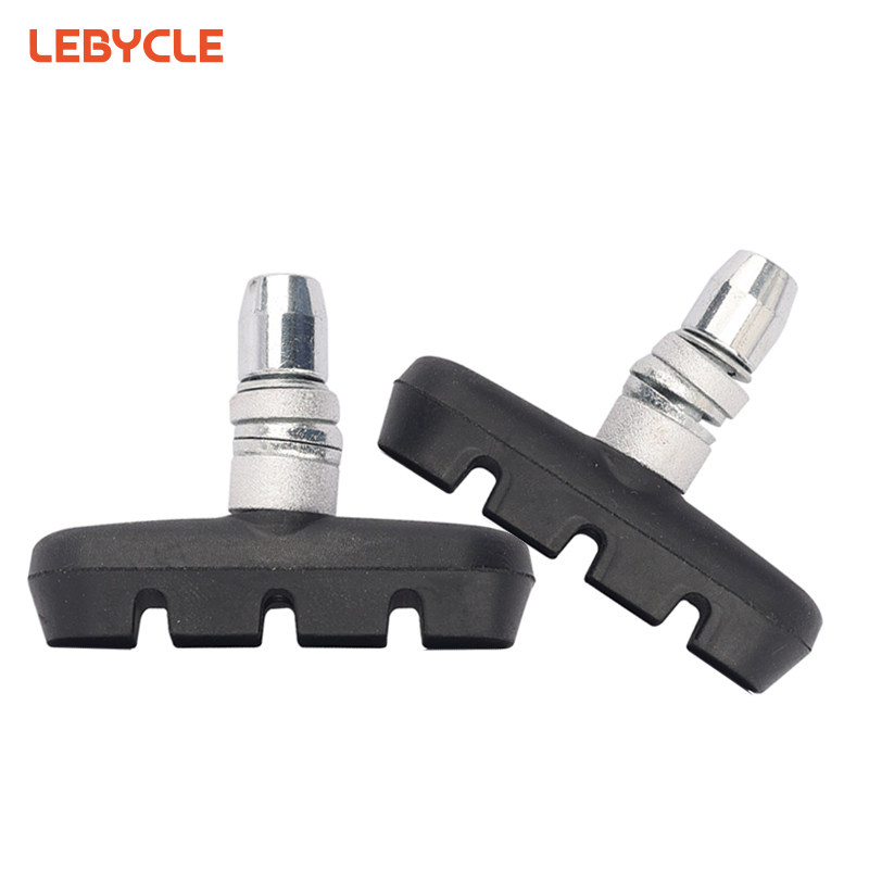 乐百客折叠自行车V刹皮55mm无声静音刹车片橡胶闸皮大行通用配件