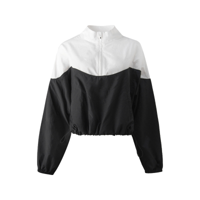 ourhour黑白轻量化防晒套头卫衣