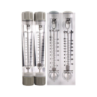 不锈钢浮子流量计液体管道式面板式2G10G20G有机玻璃净水设备配件