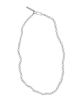 EGOACC黑色隔珠淡水珍珠项链