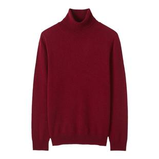 GOBI戈壁秋冬高领双翻领短款毛衣长袖羊绒衫女士打底针织衫WK05