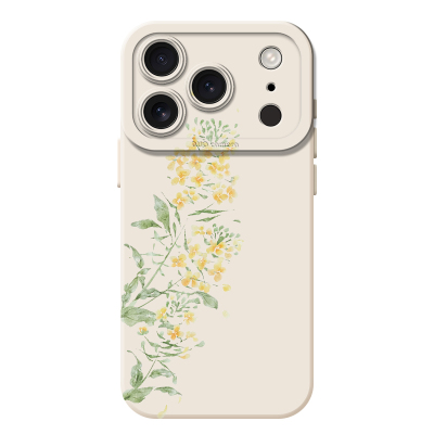 适用春天手机壳油菜花小清新