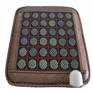 玉石加热坐垫锗石托玛琳坐垫调温保健加热理疗暖宫办公室保温坐垫