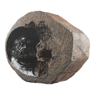 老挝大红酸枝达摩面壁摆件复古风化老料客厅禅意木雕红木手工雕刻