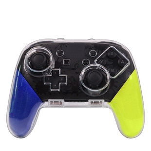 良值(IINE)适用Switch Pro手柄透明壳 一体磁吸防尘硬壳游戏手柄保护套 Oled手柄收纳包 NS周边配件