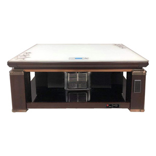 尼柏诗电热桌子电炉家用取暖烤火茶几升降智能燃气带热气长电暖器