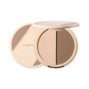 【跨品2件9折】Judydoll橘朵双色高光修容盘哑光高光阴影鼻影自然