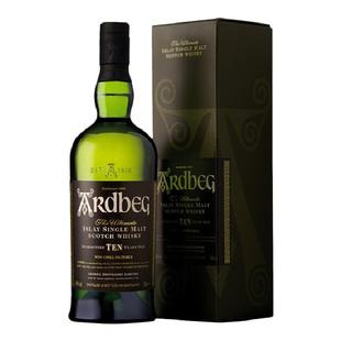 WHISKY L Ardbeg阿贝雅柏雅伯10年单一麦芽威士忌苏格兰进口洋酒