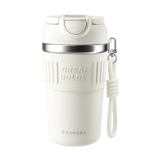 保温杯女生高颜值咖啡杯外出便携带吸管水杯子女士随行2025新款男