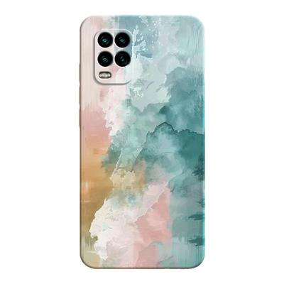 青山色适用小米10青春版手机壳mi10litezoom2023新款lite zoom硅胶M2002J9E油画涂鸦艺术保护套ml十m全包防摔