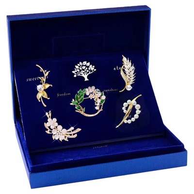 高档一周胸针礼盒-超显高级感