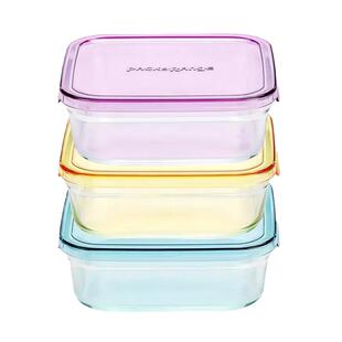 iwaki日本怡万家玻璃饭盒保鲜盒微波炉加热上班族学生水果盒