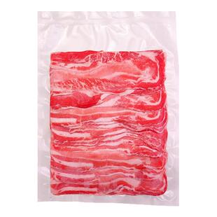 澳洲原切谷饲进口牛肉片肥牛片雪花火锅卷烤肉健身生鲜食材商用