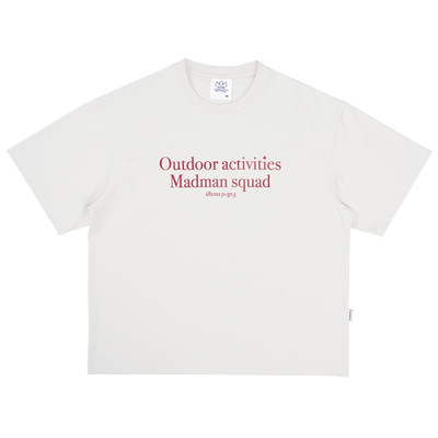 UHUZZ户外疯人组印花短袖男女