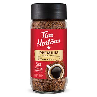 加拿大Tim Hortons提姆Tims中/重度烘焙速溶冻干黑咖国民咖啡100g