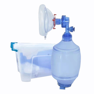 神鹿医用简易呼吸器人工呼吸心肺复苏器苏醒气囊急救呼吸球囊活瓣