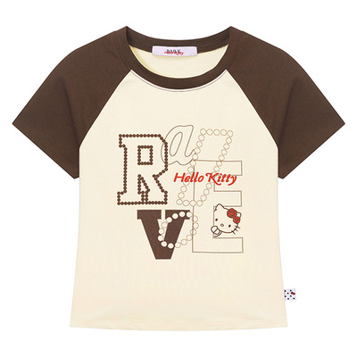 RAIVEXHelloKitty波点珍珠T恤