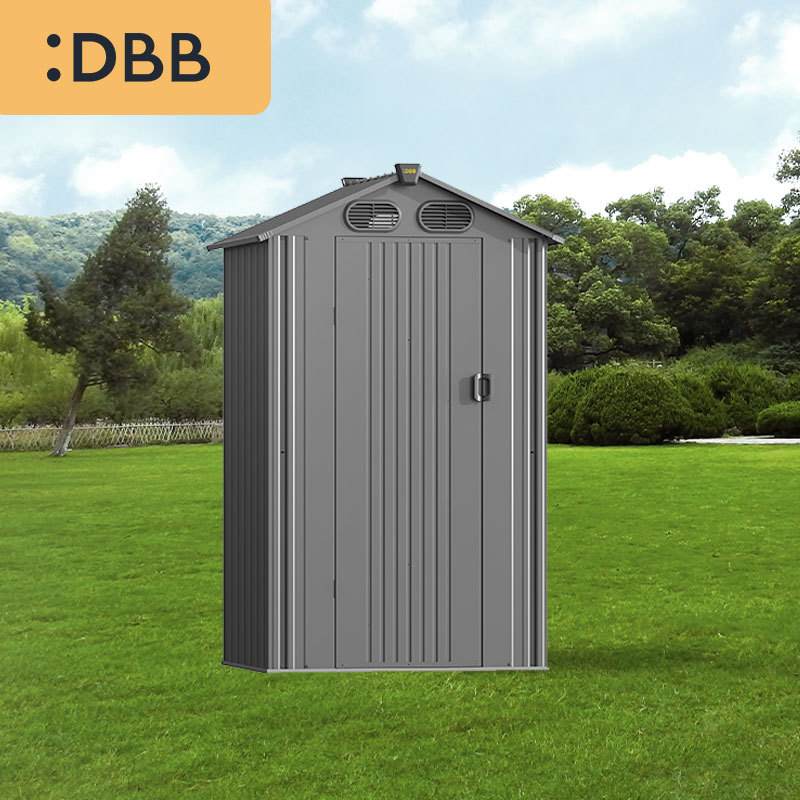 greenhouse花园户外工具房 爆款自搭移动房 组装储物房铁皮活动房