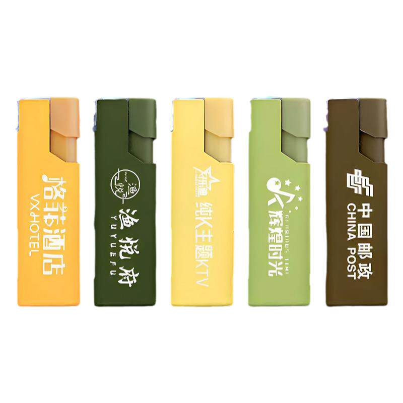 防风打火机定制定做印字新款金属直冲超强批齿轮广告订制logo耐用