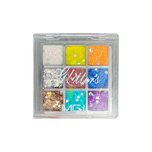 儿童舞台妆亮片眼影闪粉超闪亮晶晶眼妆脸贴片六一表演出彩妆