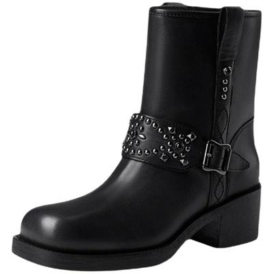 ASH女靴秋冬TEQUILA真皮高跟短靴